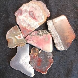 #4 Polished Agate Decorative Stone Slices